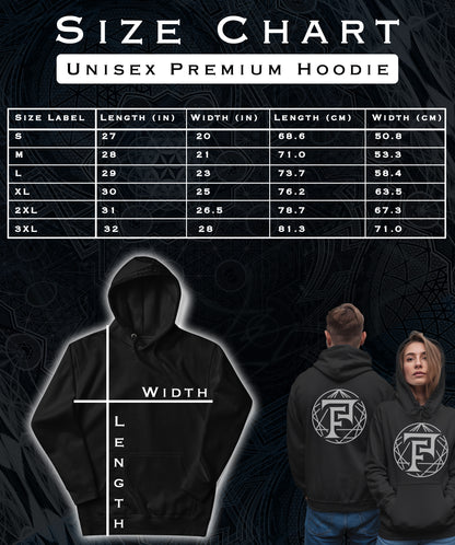 Flower Of Life Sacred Geometry Unisex Hoodie