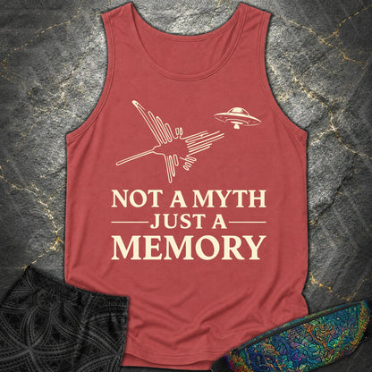 NOT MYTH JUST MEMORY - NOT MYTH JUST MEMORY Comfort Tank Top - Crimson
