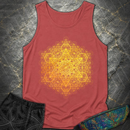 Metatron's Transcendence - Metatron's Transcendence Comfort Tank Top - Crimson