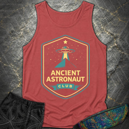 Ancient Astronaut Club - Ancient Astronaut Club Comfort Tank Top - Crimson
