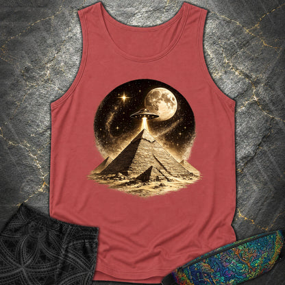 Giza Pyramid Maøe - Giza Pyramid Maøe Comfort Tank Top - Crimson