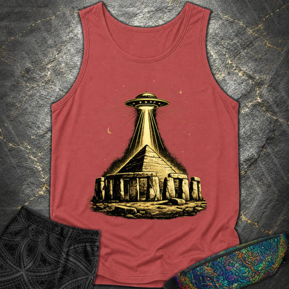 Piramida Gizy I Tajemniczy Pojazd - Piramida Gizy I Tajemniczy Pojazd Comfort Tank Top - Crimson