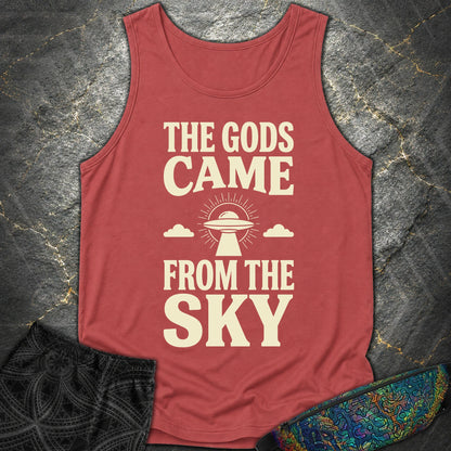 The Gods Come - The Gods Come Comfort Tank Top - Crimson