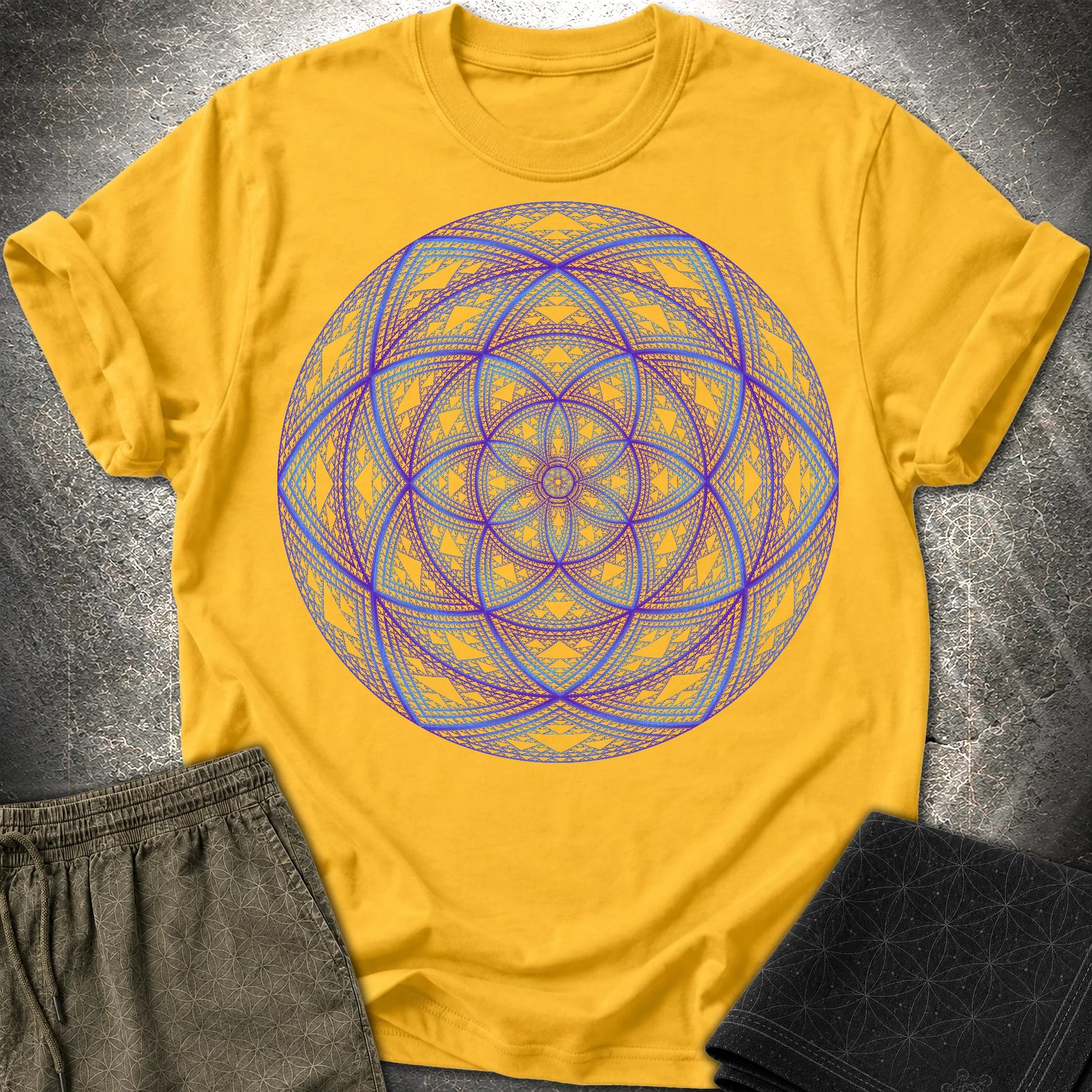Sierpinski Seed Of Life T-Shirt - Sierpinski Seed Of Life T-Shirt - Daisy