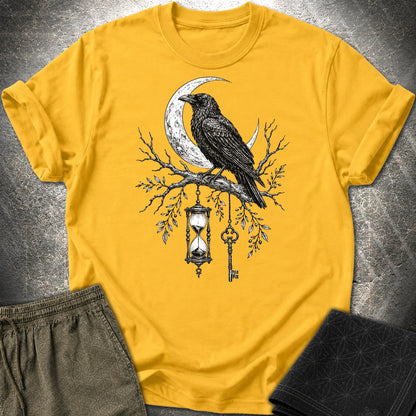 Crow Hourglass Key - Crow Hourglass Key T-Shirt - Daisy