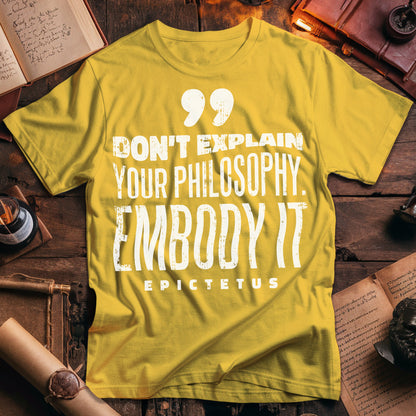 Epictetus Embody Philosophy T-Shirt