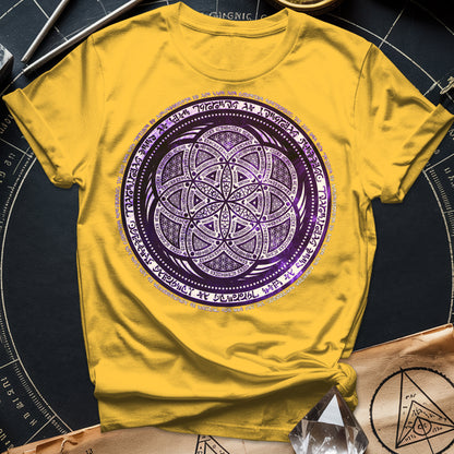 Seed Of Life Tribal Sacred Geometry T-Shirt