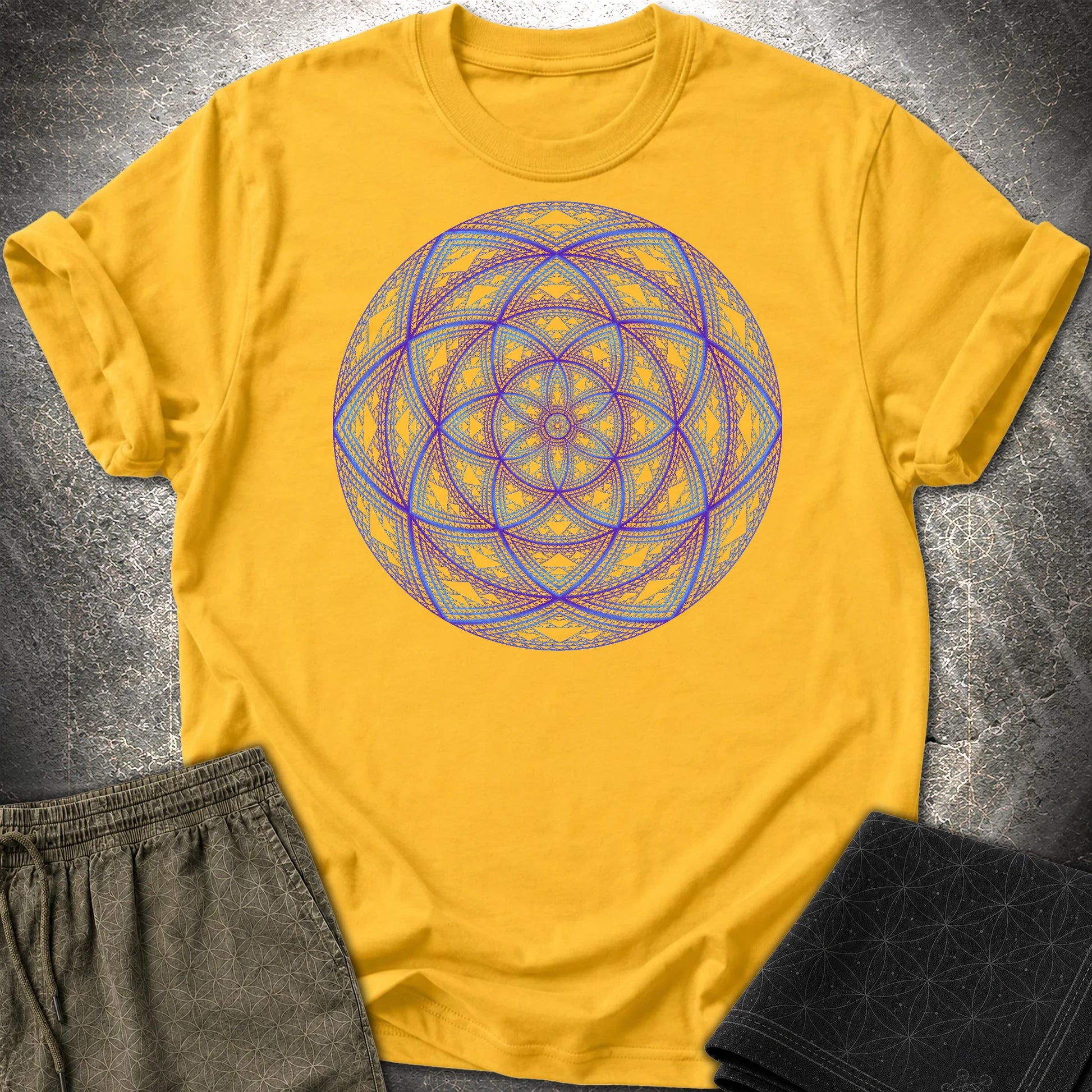 Sierpinski Seed Of Life T-Shirt - Sierpinski Seed Of Life T-Shirt - Daisy
