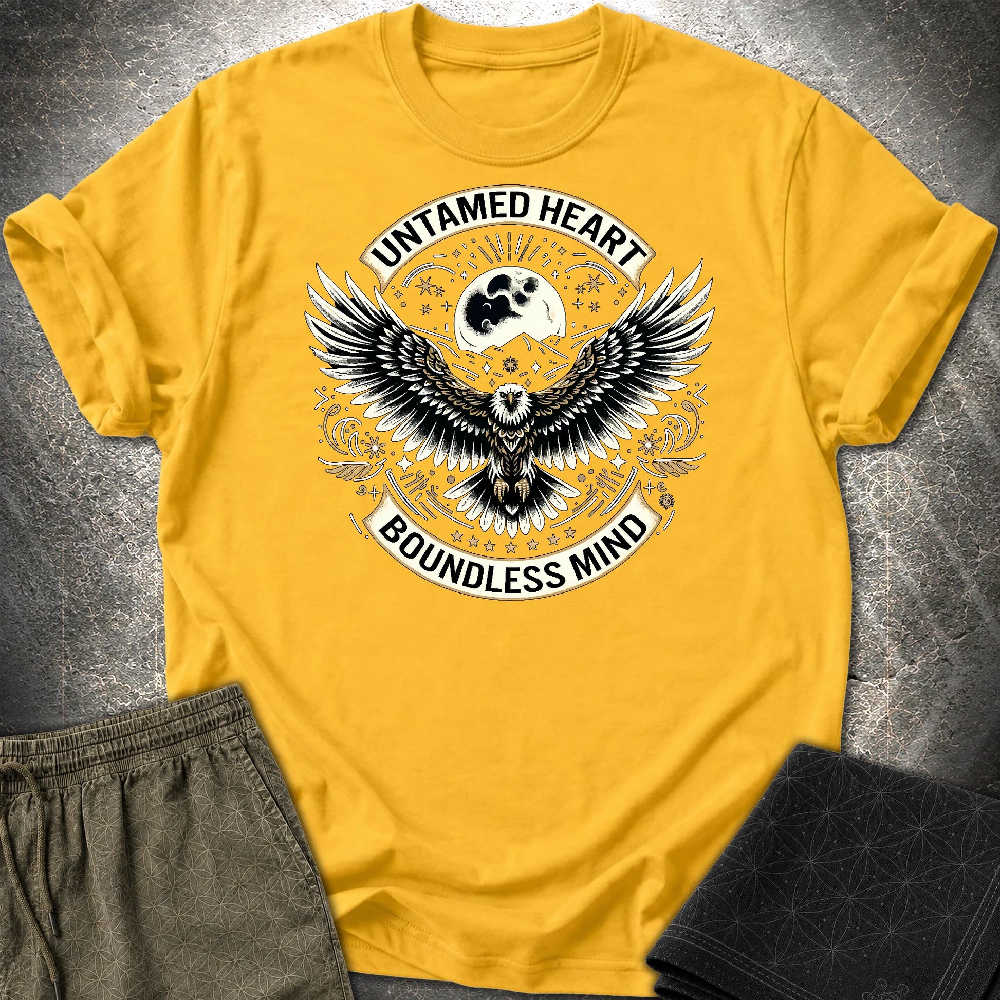 Untamed Heart Boundless Mind T-Shirt - Untamed Heart Boundless Mind T-Shirt - Daisy