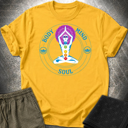 Body Mind Soul T-Shirt - Body Mind Soul T-Shirt - Daisy