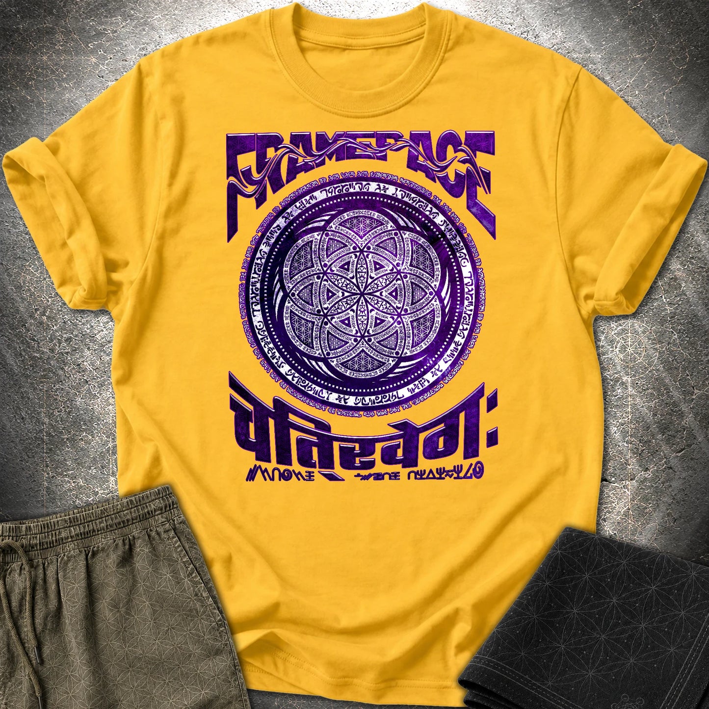 Sacred Geometry Armor T-Shirt - Sacred Geometry Armor T-Shirt - Daisy