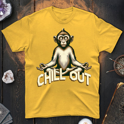 Chill Out Meditating Monkey T-Shirt