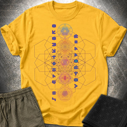 Everything Is Connected Sacred Geometry T-Shirt - Everything Is Connected Sacred Geometry T-Shirt - Daisy
