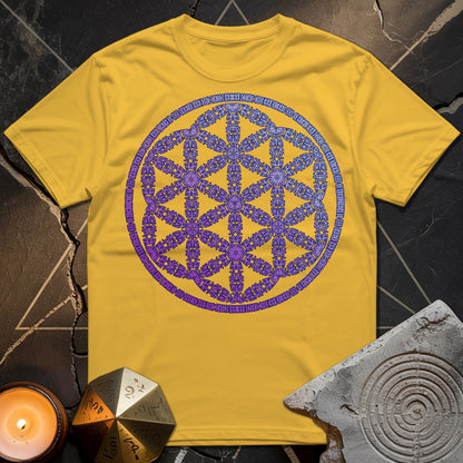 Seed Of Life Purple T-Shirt
