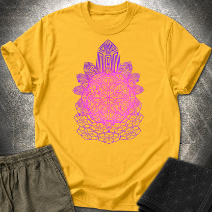 Crystal Seed Sacred Geometry T-Shirt - Crystal Seed Sacred Geometry T-Shirt - Daisy