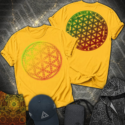 Seed and Flower 2 Sided T-Shirt - Seed and Flower 2 Sided T-Shirt - Daisy