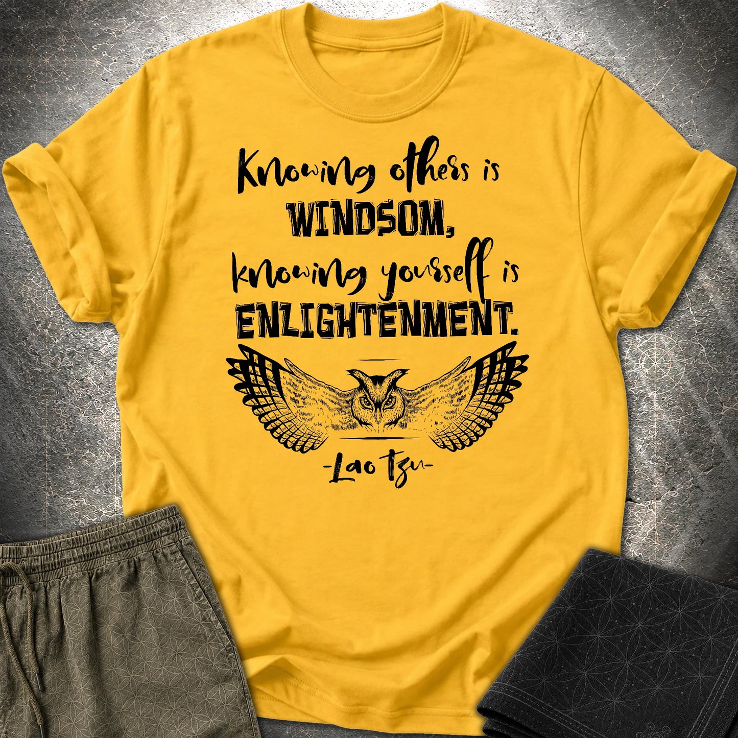 Lao Tzu EnlightenmentT-Shirt - Lao Tzu EnlightenmentT-Shirt - Daisy