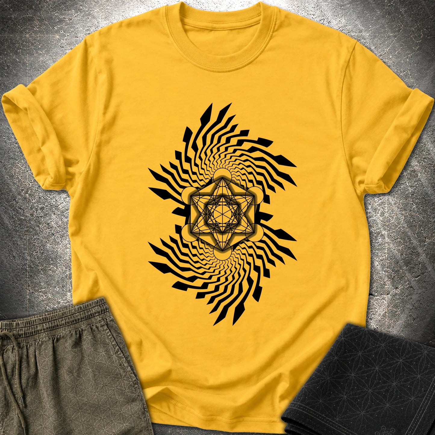 Spiral Metatron T-Shirt - Spiral Metatron T-Shirt - Daisy