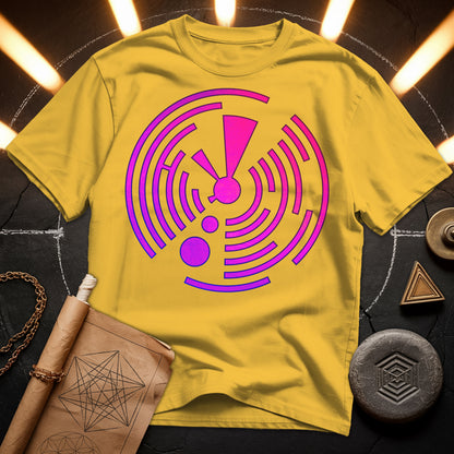 Crop Circle Electric Pink T-Shirt