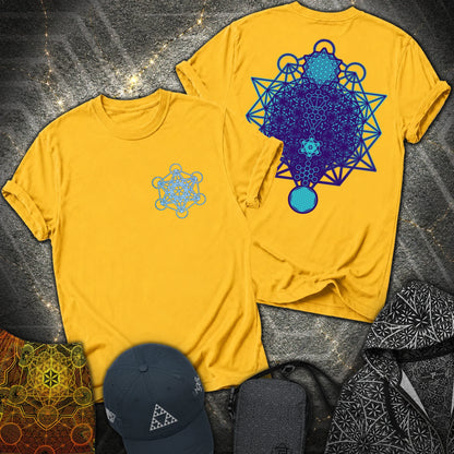 All The Sacred Geometry Metatron 2 Sided T-Shirt - All The Sacred Geometry Metatron 2 Sided T-Shirt - Daisy
