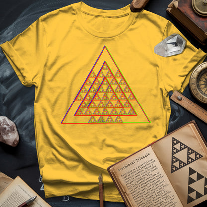 Sierpinski Glitch Triangle T-Shirt