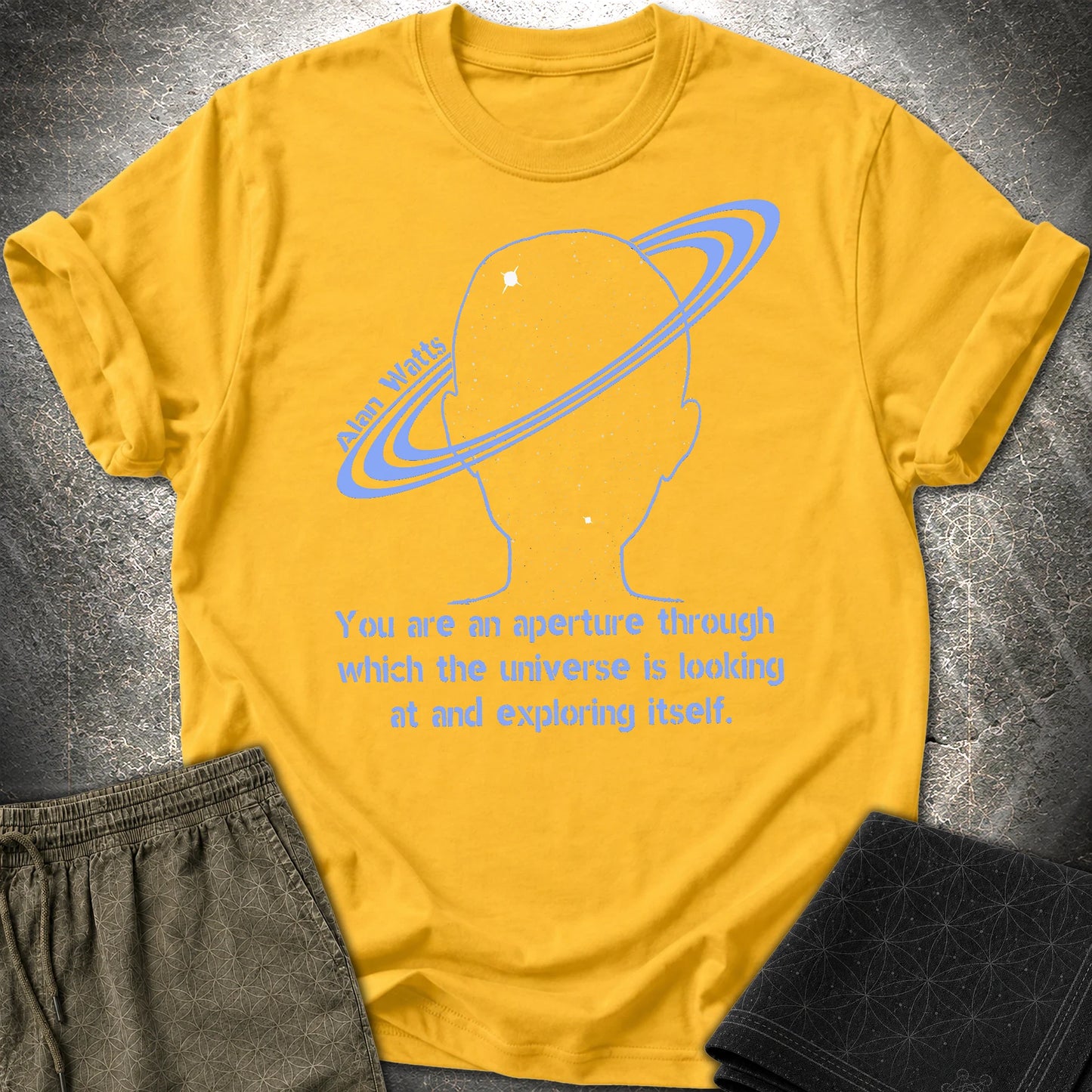 Alan Watts Aperture T-Shirt - Alan Watts Aperture T-Shirt - Daisy
