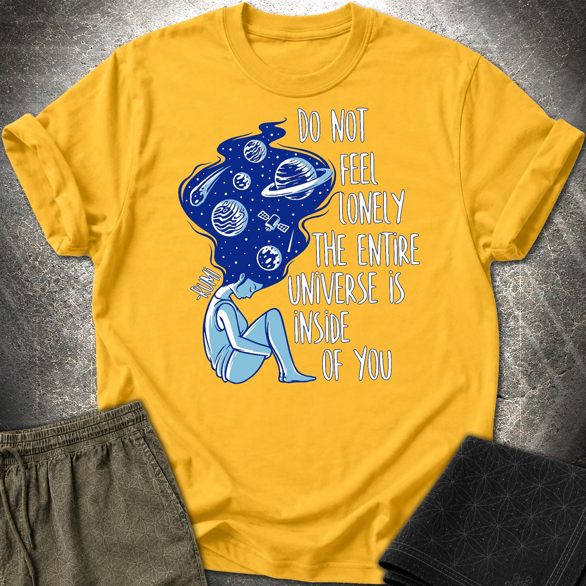 Rumi Universe Within T-Shirt - Rumi Universe Within T-Shirt - Daisy