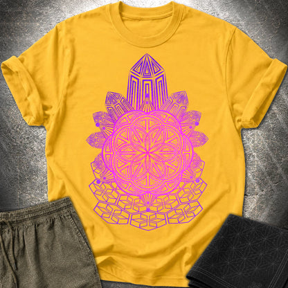 Crystal Seed Sacred Geometry T-Shirt - Crystal Seed Sacred Geometry T-Shirt - Daisy
