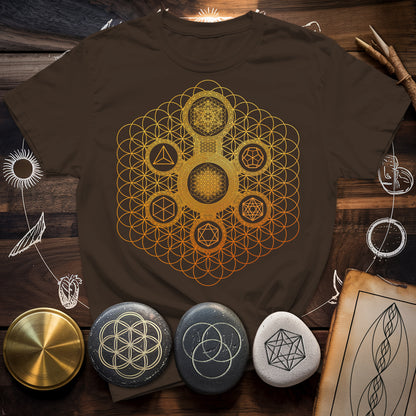 Metatron's Platonic Solids T-Shirt