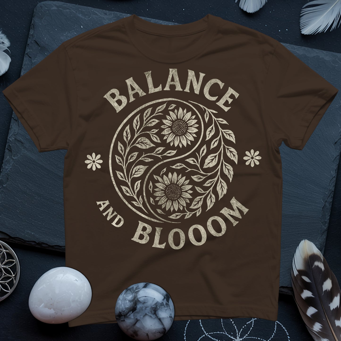 Floral Balance and Bloom T-Shirt