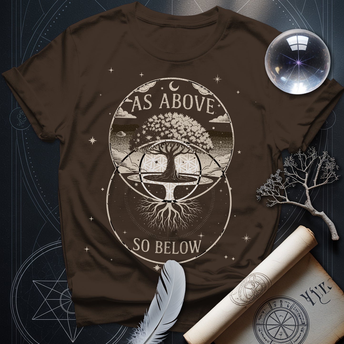 As Above So Below Vesica T-Shirt
