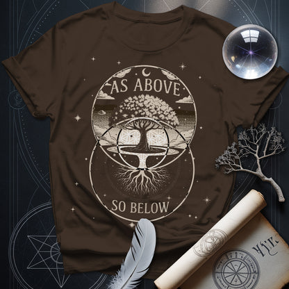 As Above So Below Vesica T-Shirt