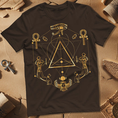 Eye Of Ra Egypt Geometry T-Shirt