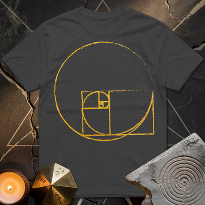 Golden Ratio Spiral Circle T-Shirt
