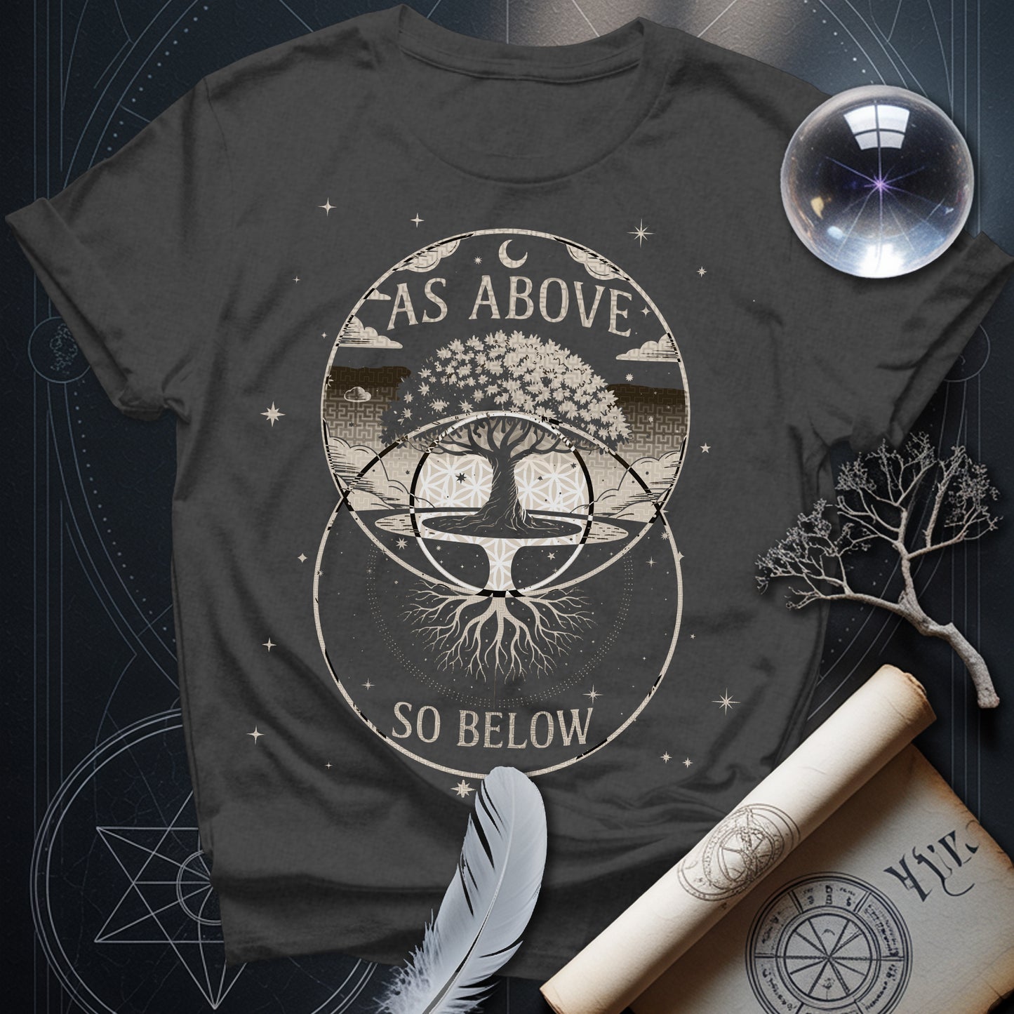 As Above So Below Vesica T-Shirt