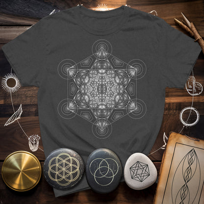Metatron's Cube Mosaic T-Shirt