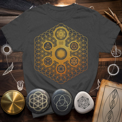 Metatron's Platonic Solids T-Shirt