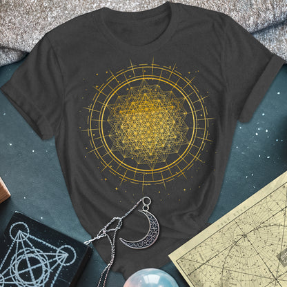 Radiating 64 Tetrahedron T-Shirt