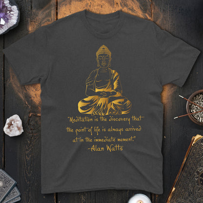 Alan Watts Meditation Buddha T-Shirt