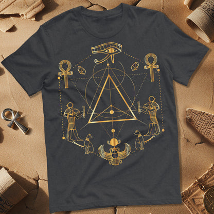 Eye Of Ra Egypt Geometry T-Shirt