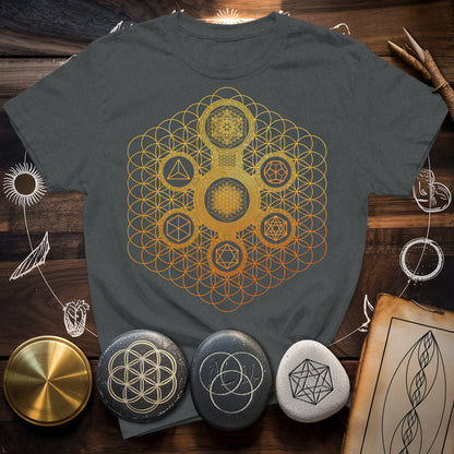 Metatron's Platonic Solids T-Shirt