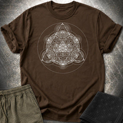Sacred Mosaic T-Shirt - Sacred Mosaic T-Shirt - Dark Chocolate