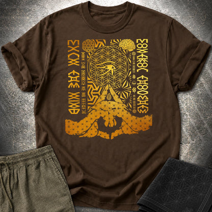 Kalesvara Mudra T-Shirt - Kalesvara Mudra T-Shirt - Dark Chocolate