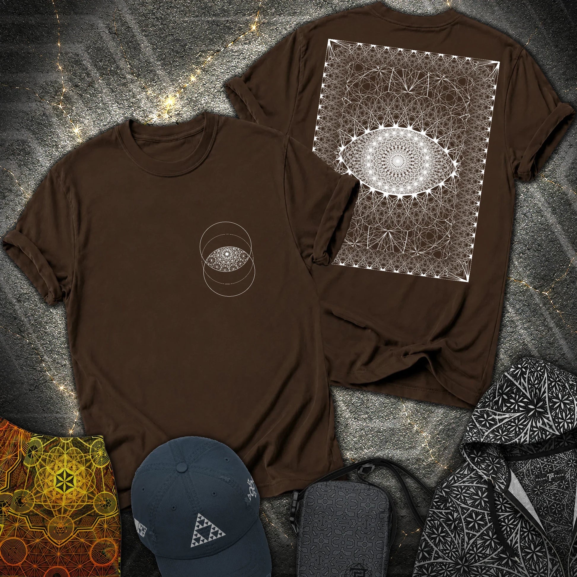Eye Of The Creator 2 Sided T-Shirt - Eye Of The Creator 2 Sided T-Shirt - Dark Chocolate