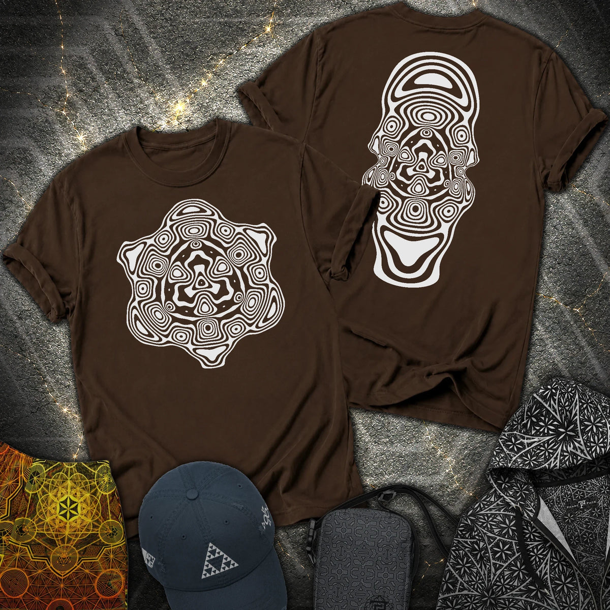 Mind Blown 2 Sided T-Shirt - Mind Blown 2 Sided T-Shirt - Dark Chocolate