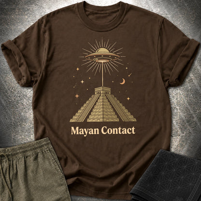 Piramida Majów I UFO 2 - Piramida Majów I UFO 2 T-Shirt - Dark Chocolate