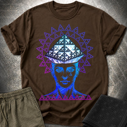 Infinite Fractal Mind T-Shirt - Infinite Fractal Mind T-Shirt - Dark Chocolate