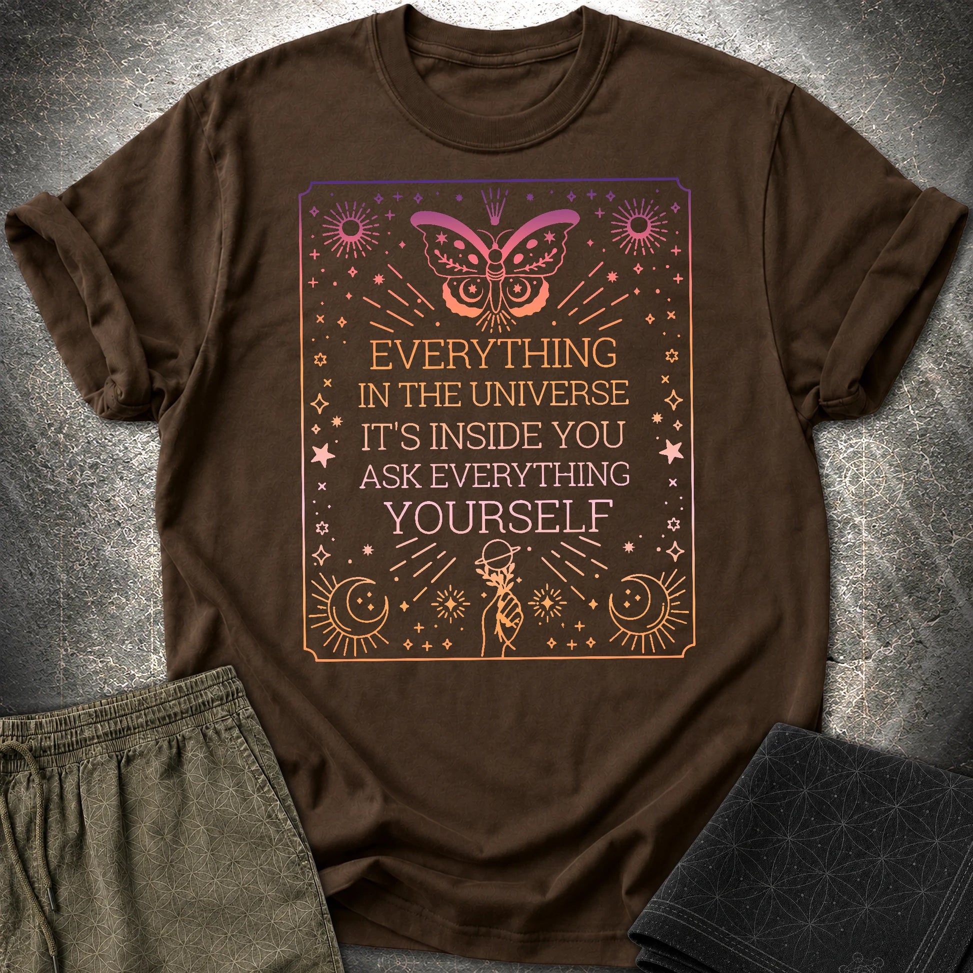 Universe Inside You T-Shirt - Universe Inside You T-Shirt - Dark Chocolate
