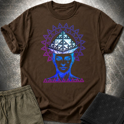 Infinite Fractal Mind T-Shirt - Infinite Fractal Mind T-Shirt - Dark Chocolate