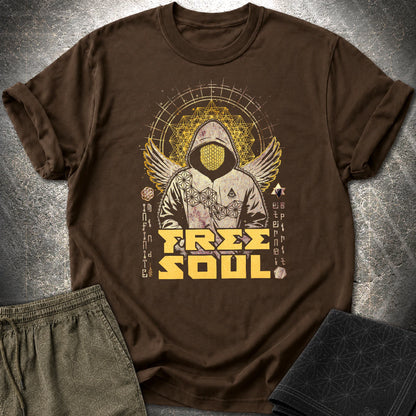 Free Soul T-Shirt - Free Soul T-Shirt - Dark Chocolate